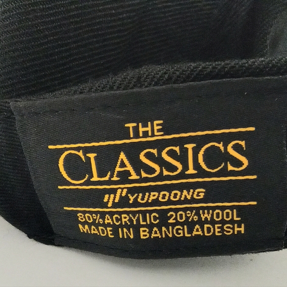 Om Aum Ohm Yoga Namaste Symbol 3D Embroidered Snapback Hat Black On Black - Picture 7 of 7